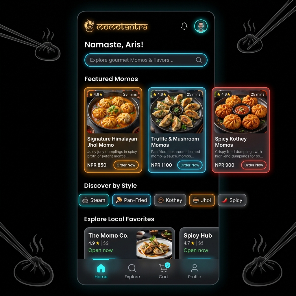 Momotantra ordering platform
