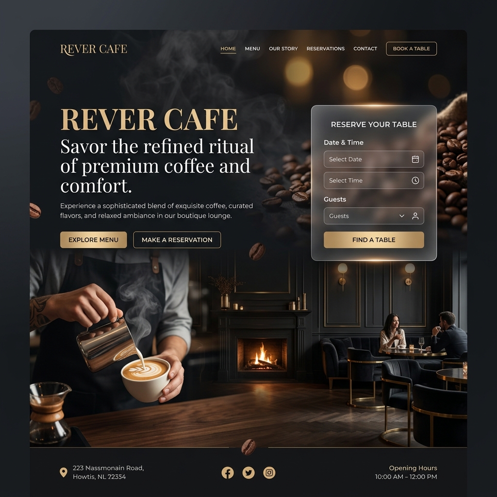 Rever Cafe bookings