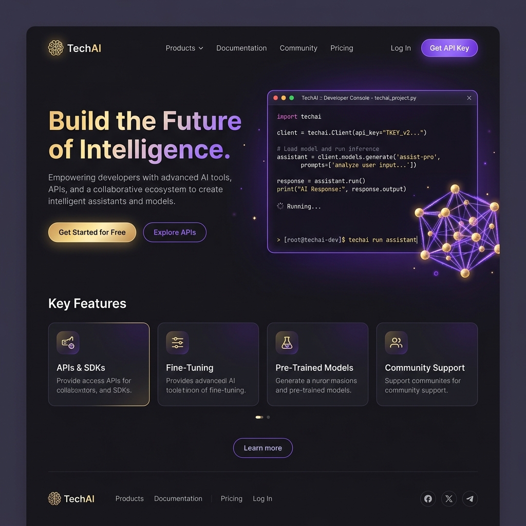 TechAI learning platform